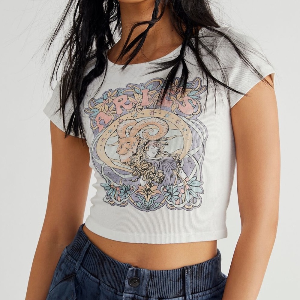 Free People Horoscope Baby Tee - XS
